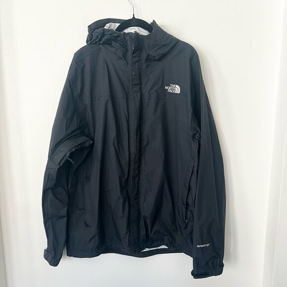 The North Face Black Nylon Hooded Jacket XL - Picture 1 of 8